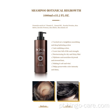 Shampoo anti-desbotamento de proteção de cor